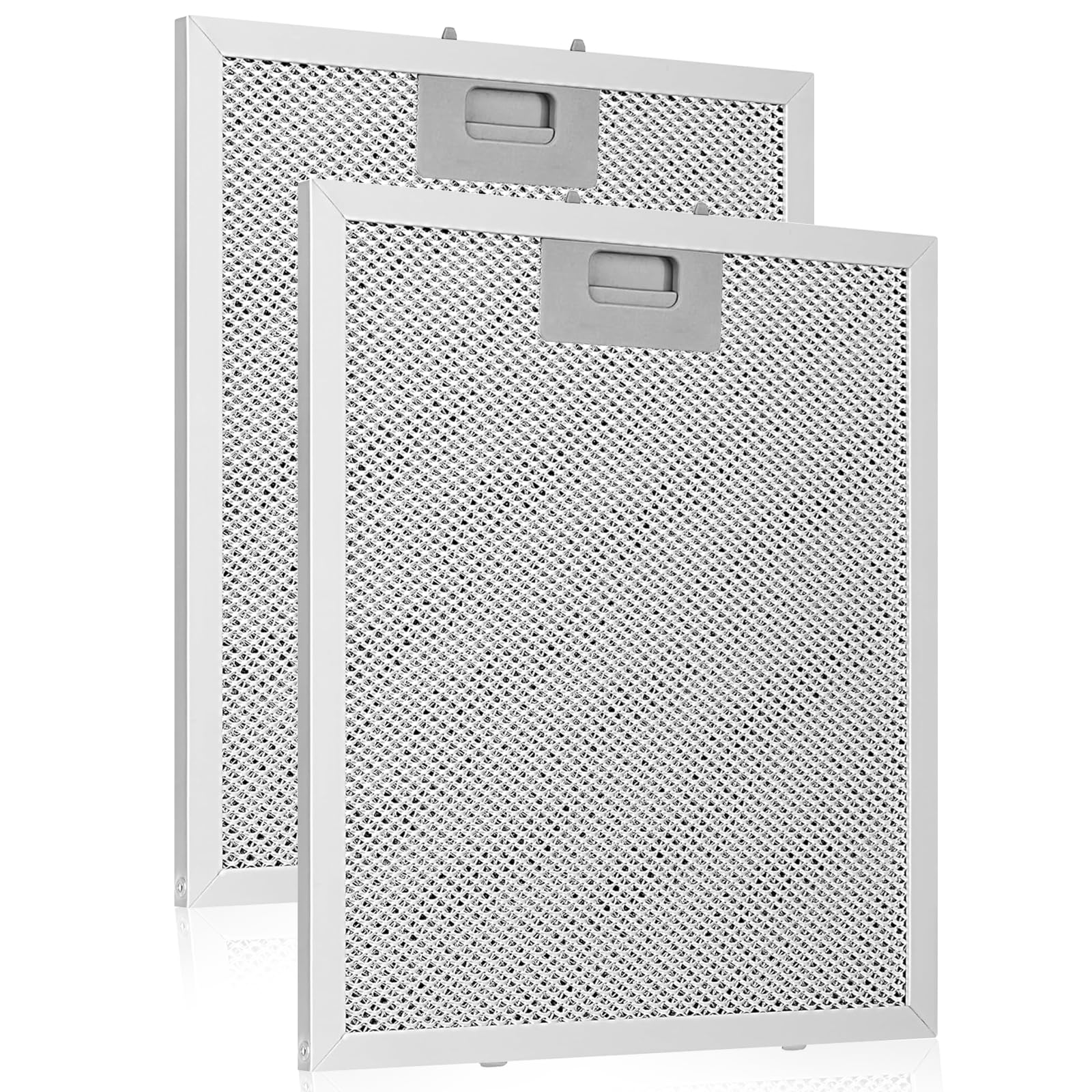 Maridergo 2 Pack 5-Layer Aluminium Cooker Hood Filter, 320x260mm, Modern Style, Compatible with Many Leading Range Hoods