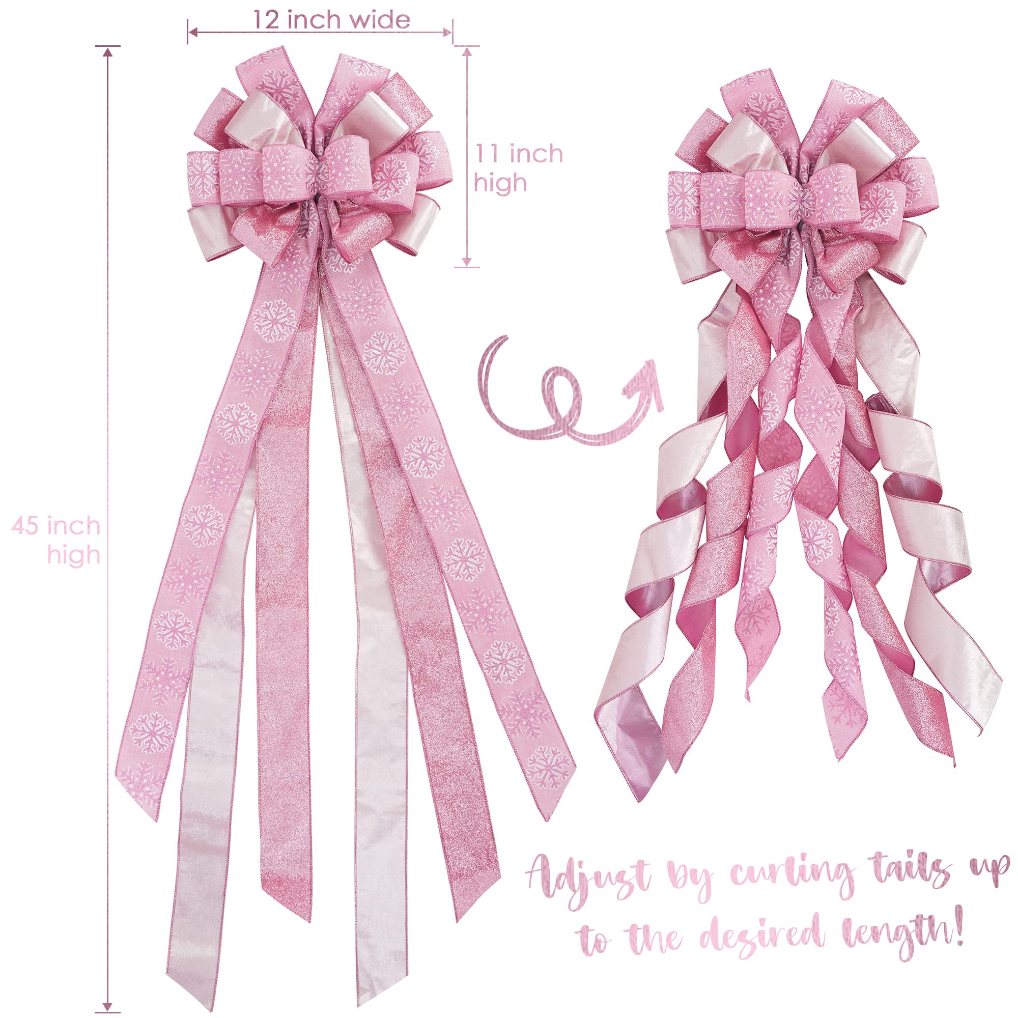 Amazon.co.jp: MEEDEE ピンククリスマスツリートッパー ピンク