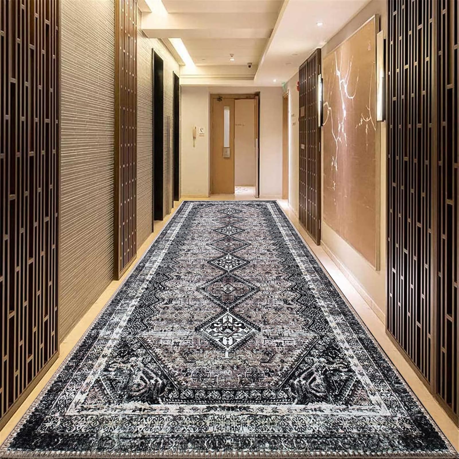Tapis coureur antidérapant pliable pour sécuriser les sols lisses