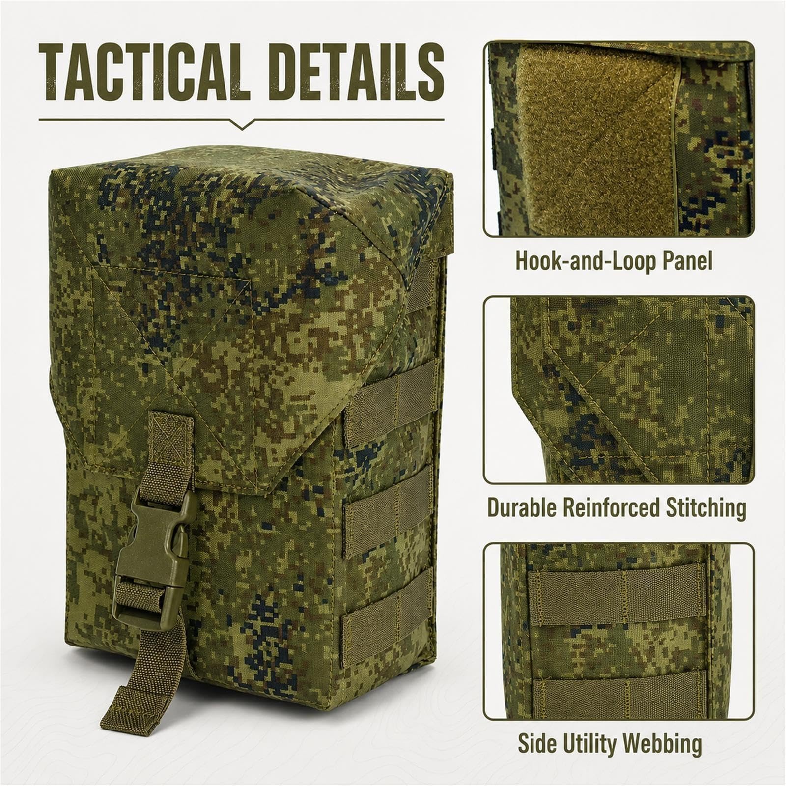Tasca MOLLE for Tamburo PKM 100 Colpi Portaoggetti for Attrezzatura Airsoft