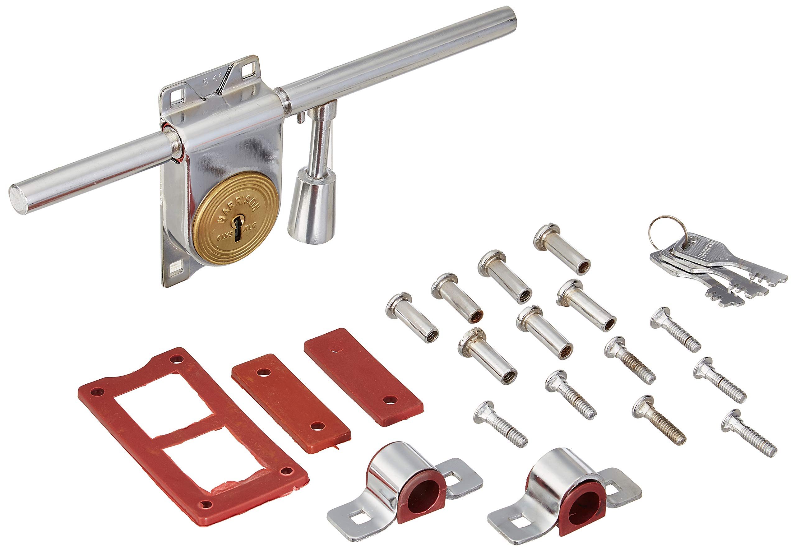 Harrison H-0501 275mm Iron Six Lever Bcp Rod Lock Set (Silver) (B07HXHT9NV) Amazon Price History, Amazon Price Tracker
