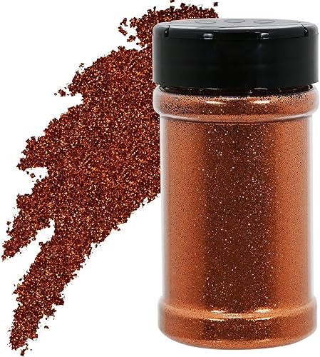 Miniatura 48 de TORC Purpurina fina roja de 1 libra y 16 onzas de purpurina en polvo para vasos, resina para manualidades, slime, cosméticos, pintura de uñas, Negro