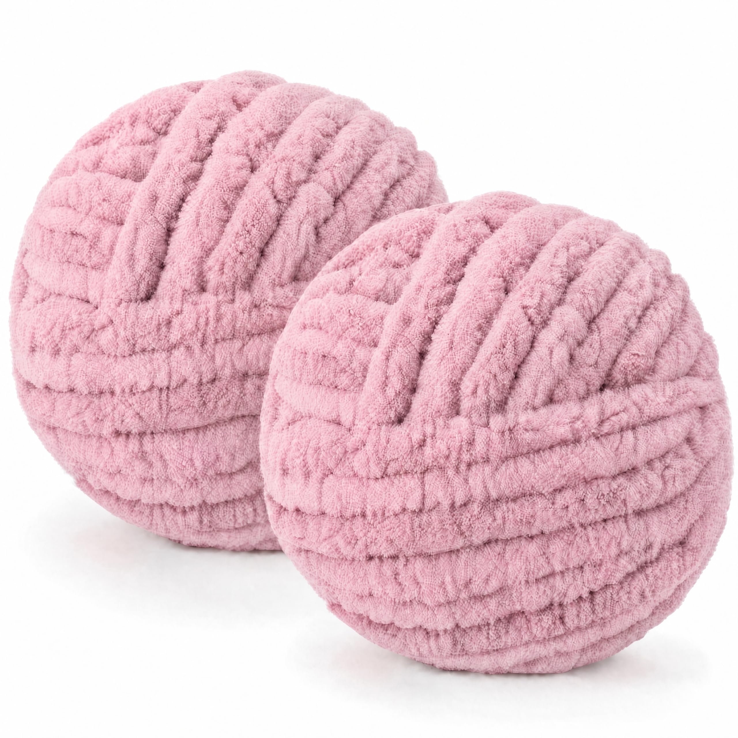 Chunky Yarn Wool 2×250g 54m, XXL Soft Fluffy Chunky Wool for Hand Knitting — image 1
