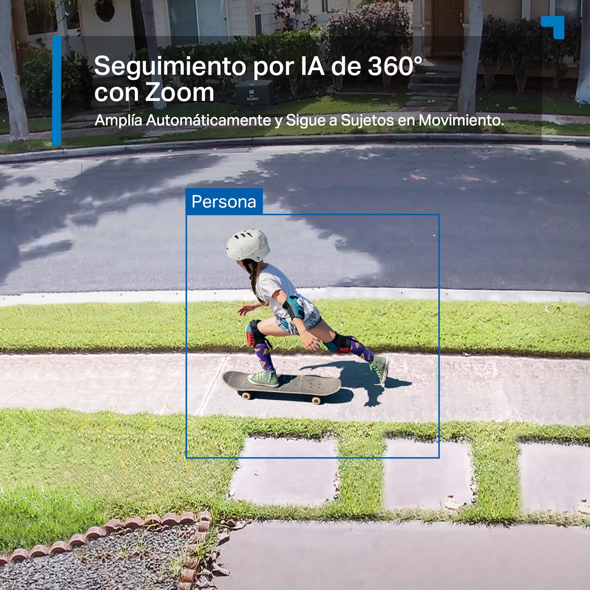 Tapo C660 Kit - Cámara Vigilancia WiFi Exterior 360º, Panel Solar, 4K 8MP | Detección de Movimiento, Personas, Mascotas y Vehículos. Batería 10000mAh. Visión Nocturna Color. Alarma Luz y Sonido. IP65.