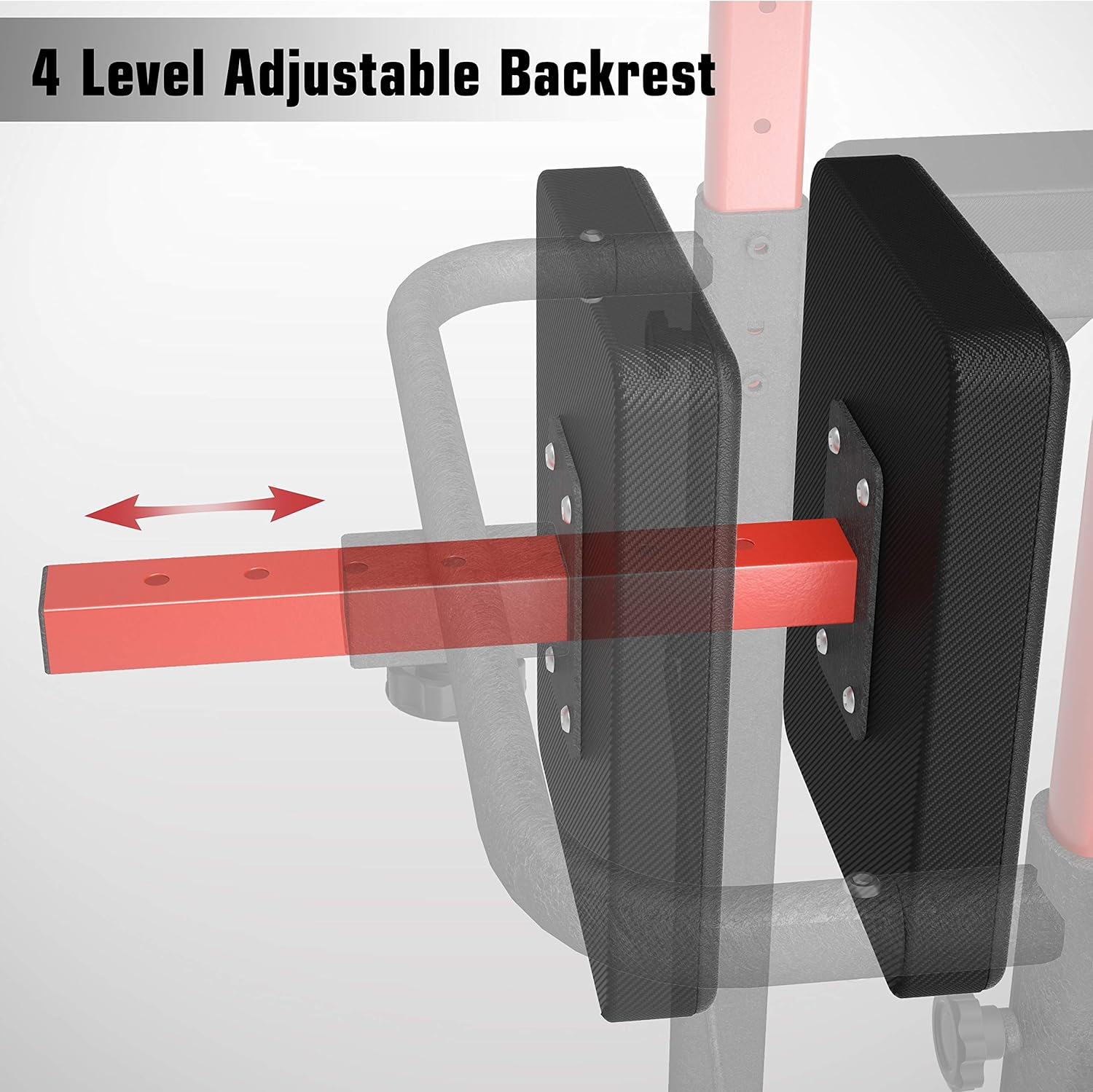 pelpo Power Tower Height Adjustable Pull Up Bar Station for Home Gym Strength Training, Multi-Function Dip Station Fitness Exercise Equipment, Black : Everything Else
