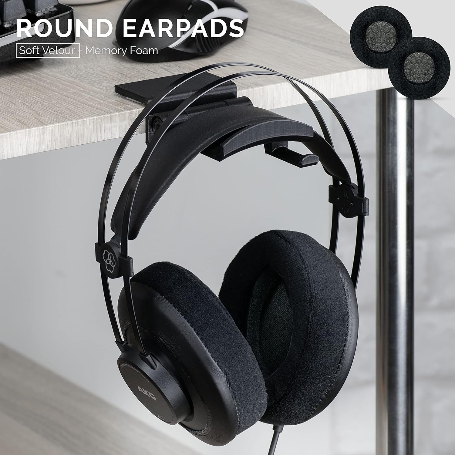 🔥 Cаѕhbасk uр tо 70% BRAINWAVZ Round Velour Memory Foam Earpads - Suitable Many Large Headphones - SteelSeries, HD668B, ATH, AKG K553, HifiMan, ATH, Philips, Fostex, Sony Ear Pad & More