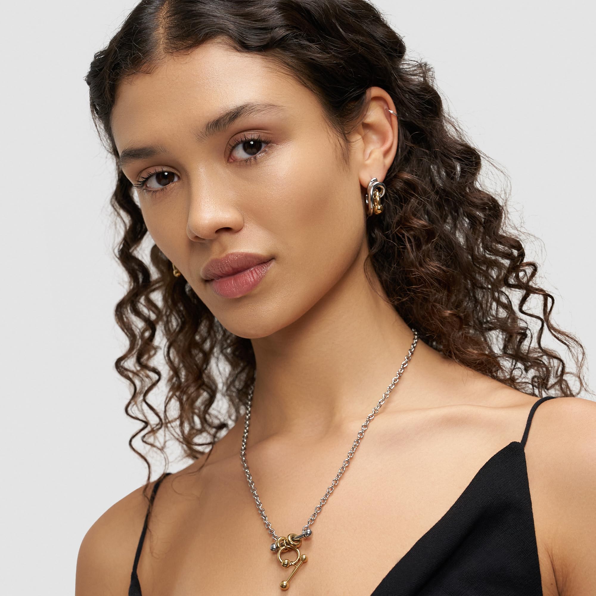 LIEBESKIND BERLIN Damen Schmuck - Urban Collection - Piercing Design - Kette - modern, besonders & schick
