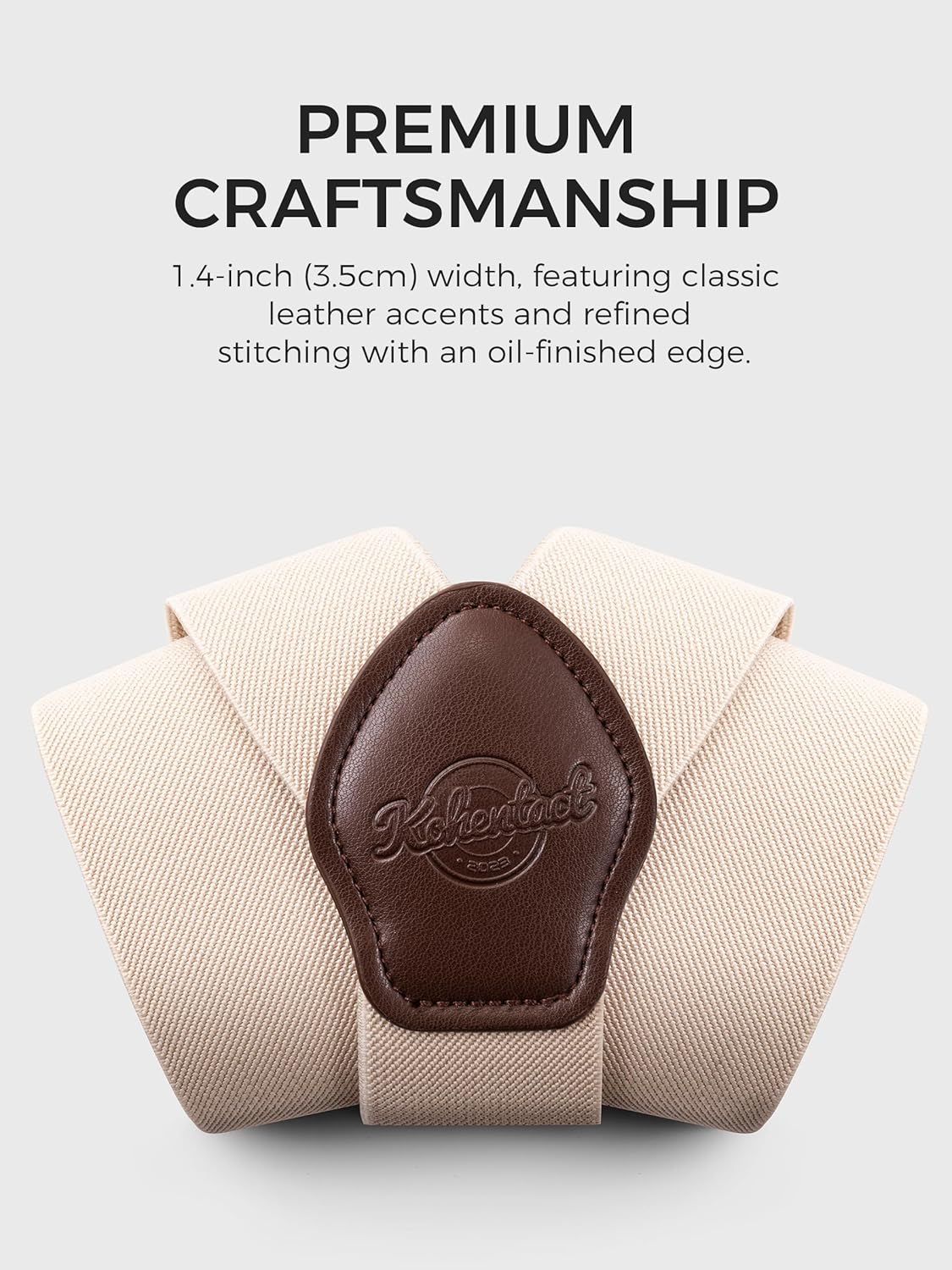 Suspenders for Men with Clip & 6 Buttons 1.4in Y-Shape Stainless Steel - Image 5