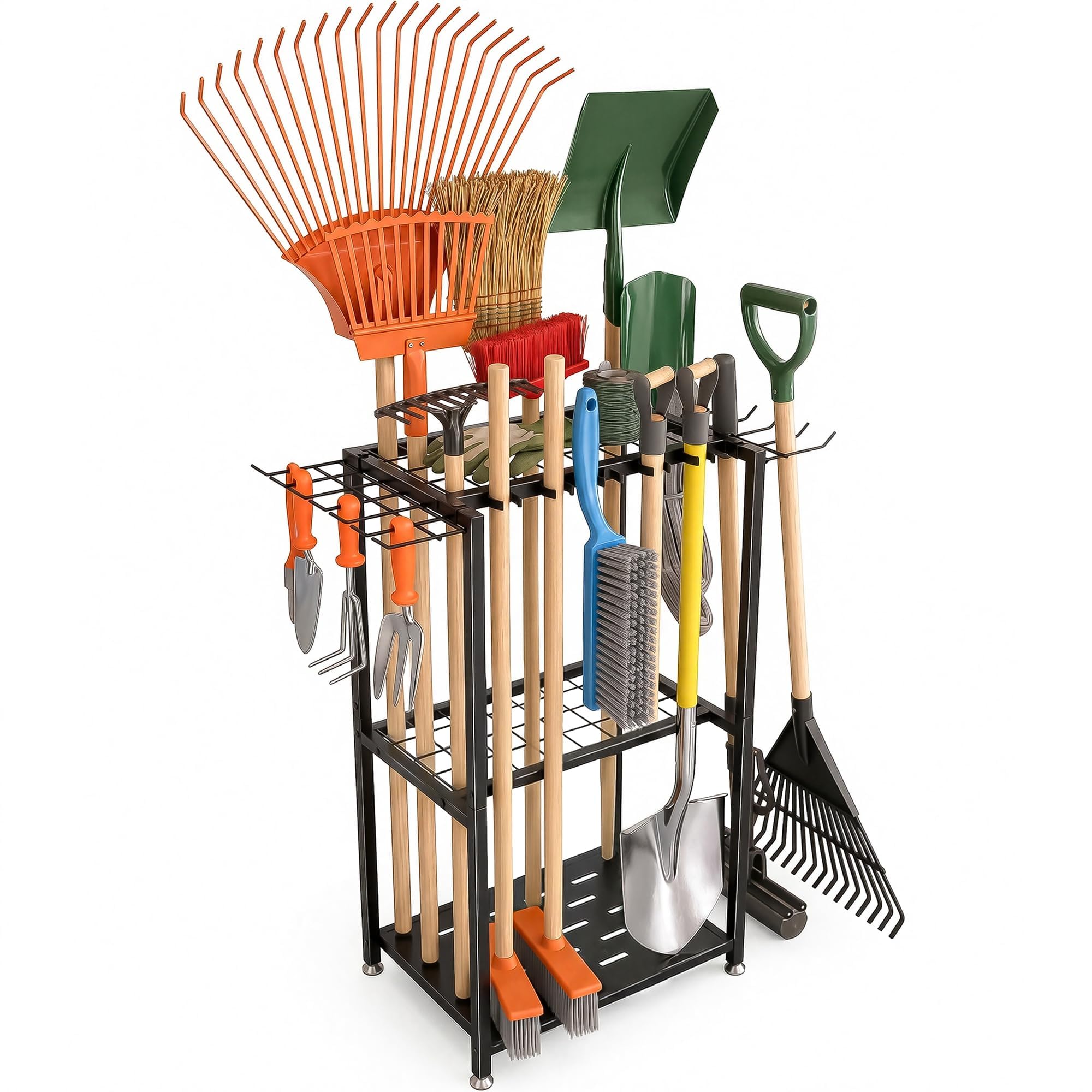 havefungarage productsML MULTI STAND セット Amazon.com: Faesun Garden Tool Organizer, 3-Tier Metal Yard Tool