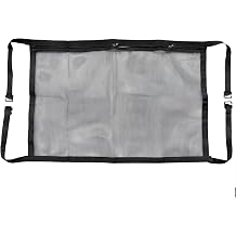 AUTOXBERT Car Ceiling Storage Net Car Interior Cargo Roof Net Storage Breathable Portable Bag Stowing Tidying Auto Interior Accessories