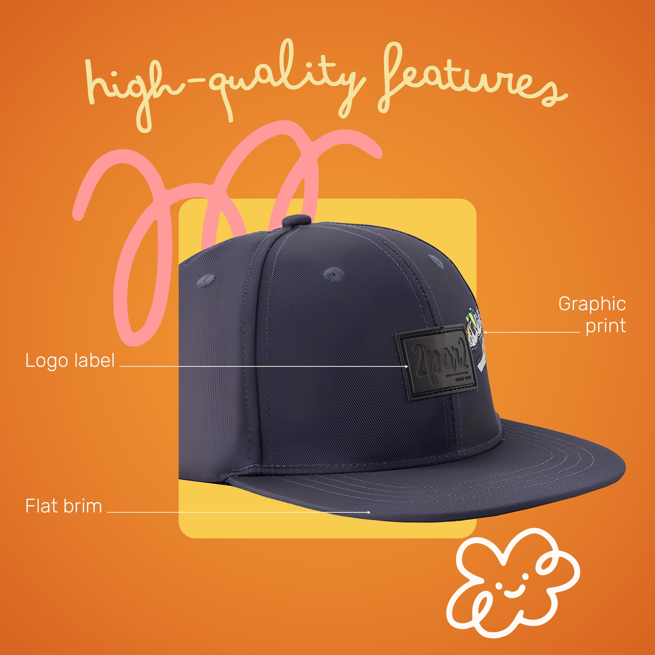 Deux par Deux Kids Unisex Cap - 3