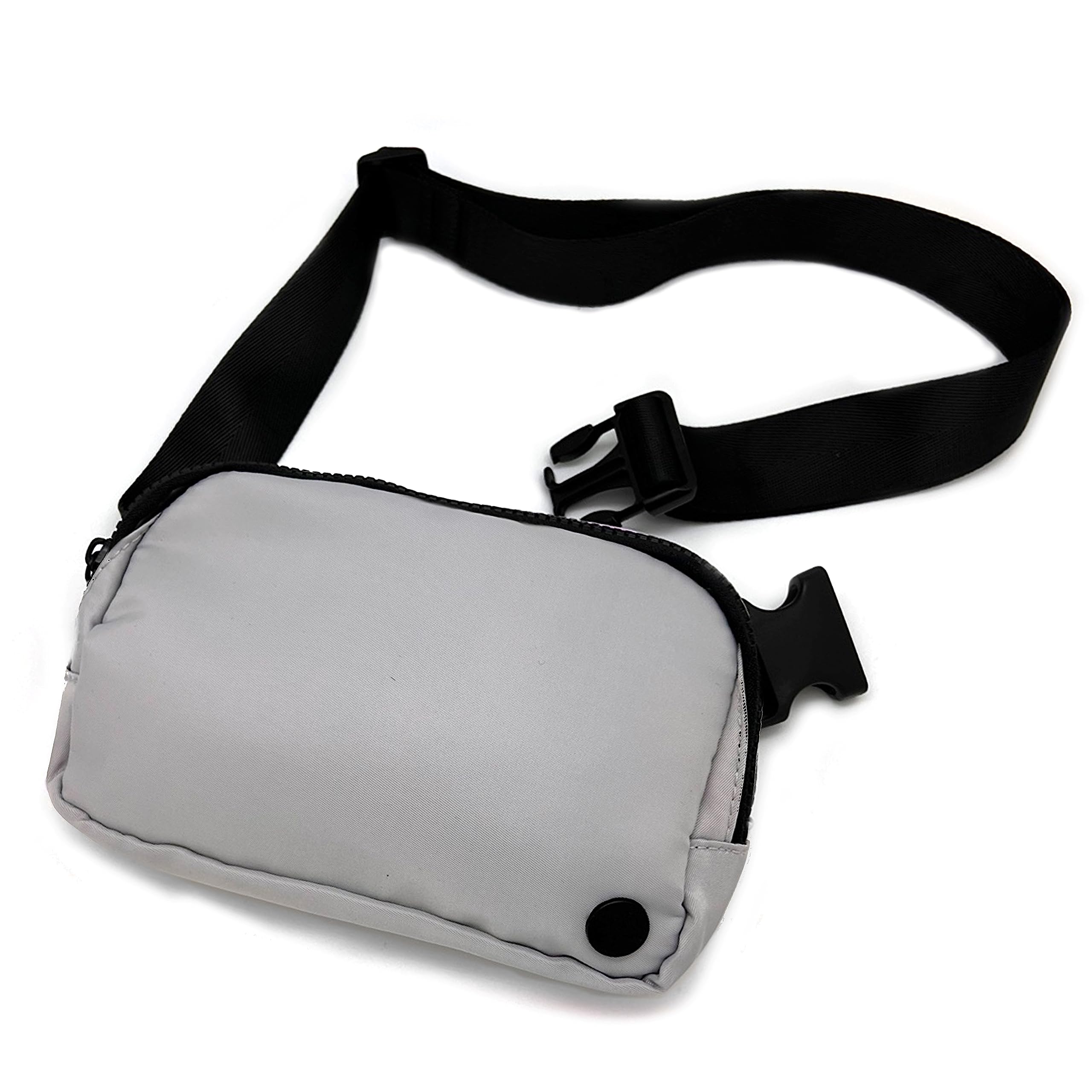 GenericMiracle Collection Everywhere Versatile Fashion Crossbody Belt Bag, Fanny Pack, Adjustable Strap for Fashion and exercise. (GRAY)