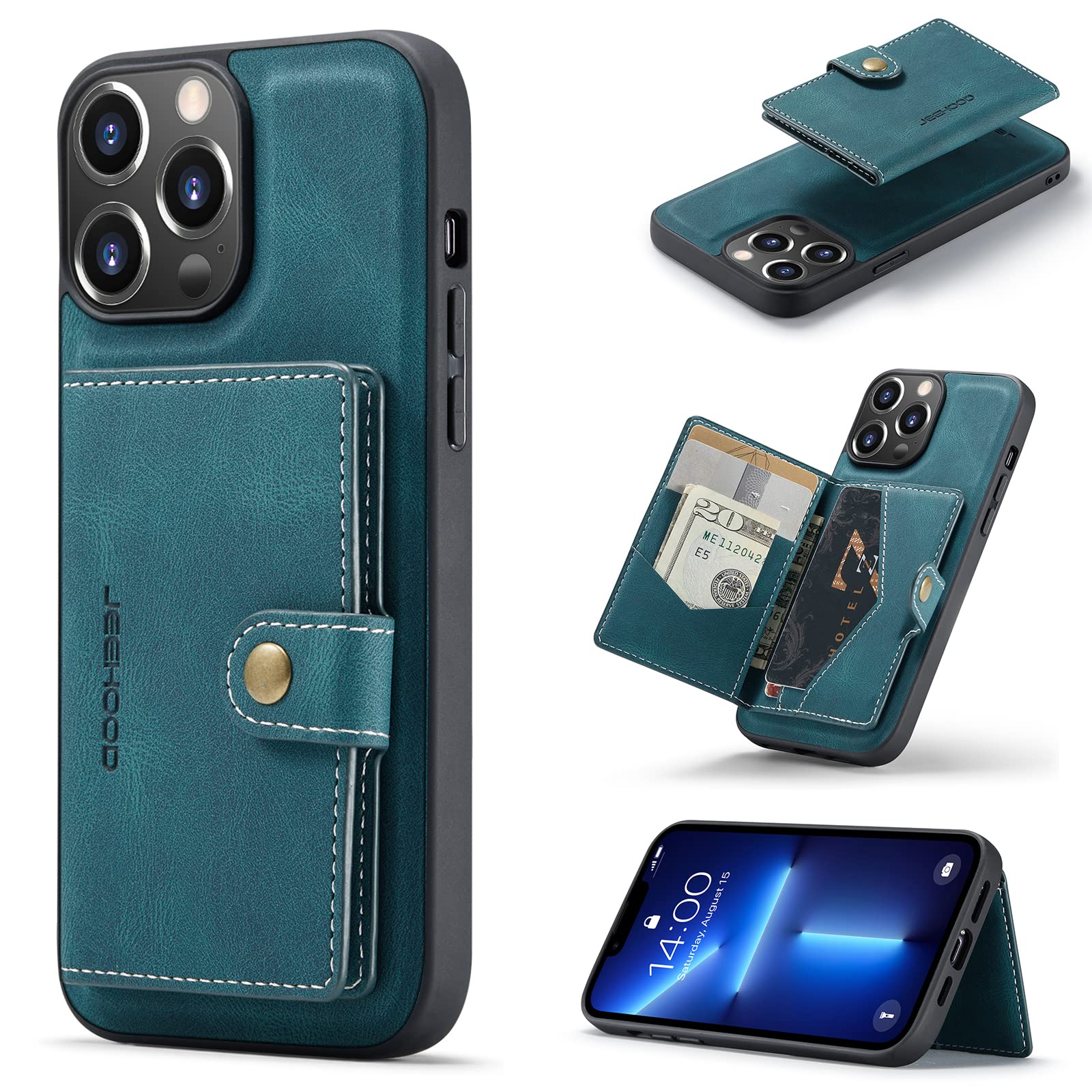 EYZUTAK Custodia per iPhone 13 Pro 6.1 pollici, non ingiallisce
