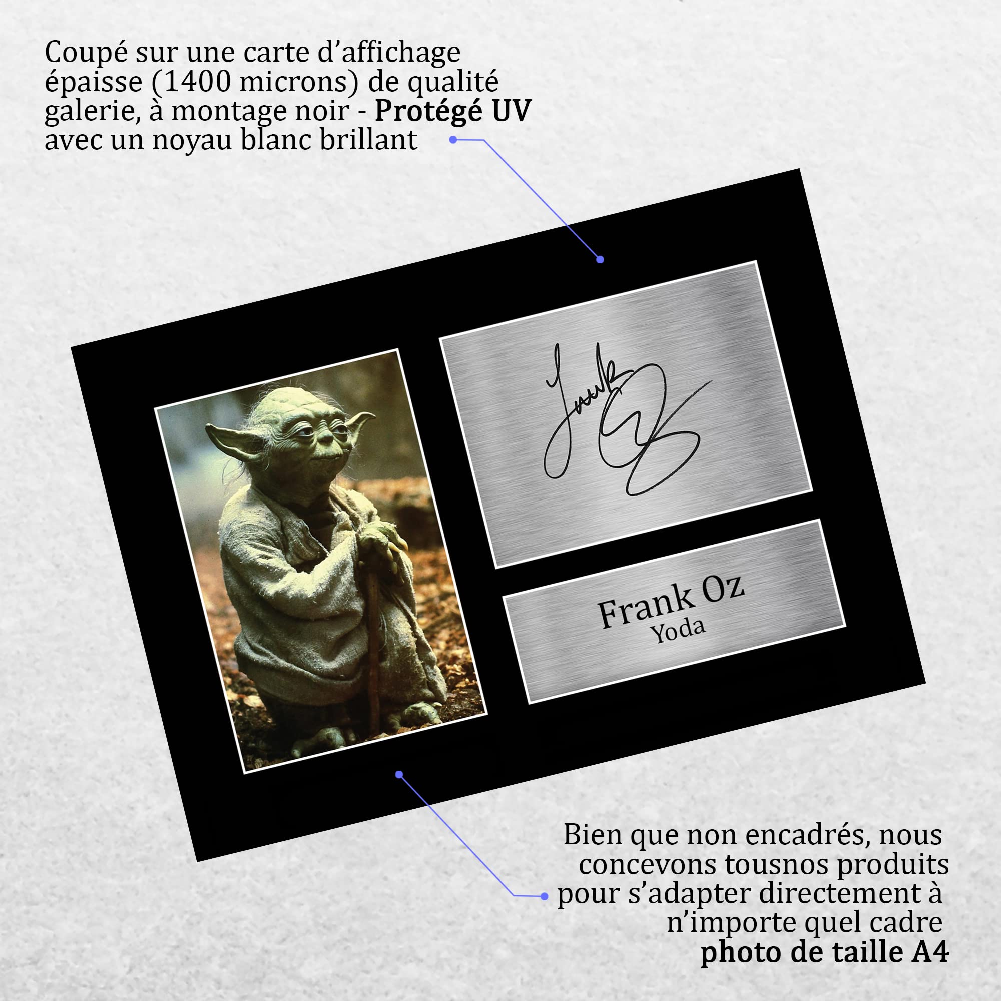 Photo Autographe Signée Mark Hamill Luke Skywalker Star Wars - Format A4 - Cadeau Fan De Cinéma