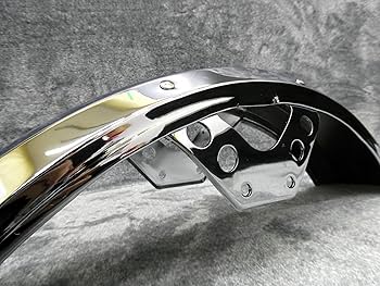 Ｚ４００ＦＸ　フロントフェンダー　メッキ/②純正タイプ Amazon | Z400FX フロントフェンダー メッキ スチール/純正