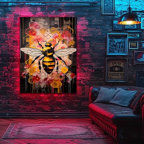 Miniatura 402 de ANRUOXI Graffiti - Lienzo decorativo para pared, diseño abstracto retro, pintura urbana moderna, póster de decoración de pared de zapatos para