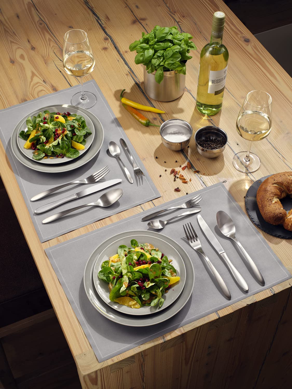 RÖSLE Barattolo con coperchio salva freschezza, per conservare gli alimenti, igienico e insapore, acciaio inox 18/10, lavabile in lavastoviglie, 12 cm
