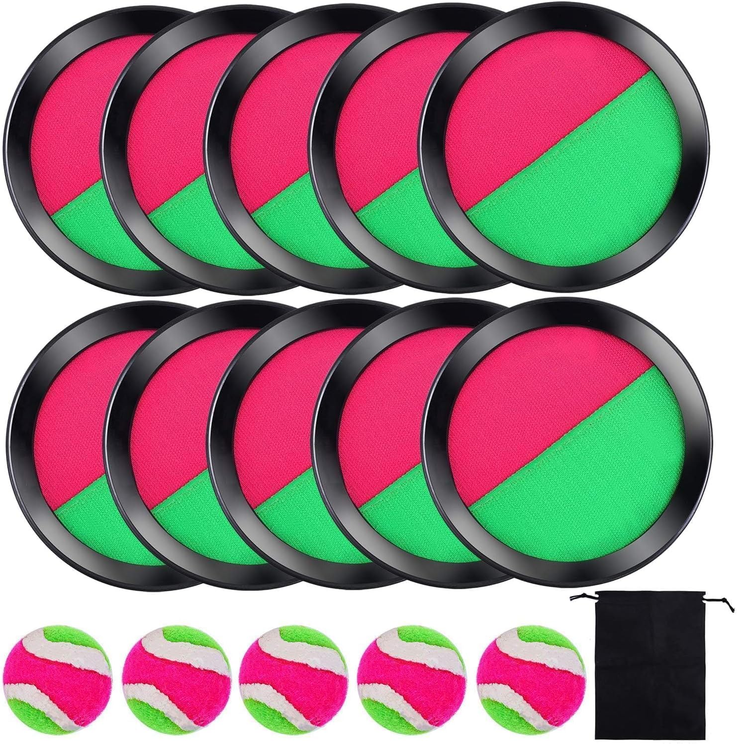 Cooraby Toss and Catch Paddle Game 5 Set Paddle Toss...