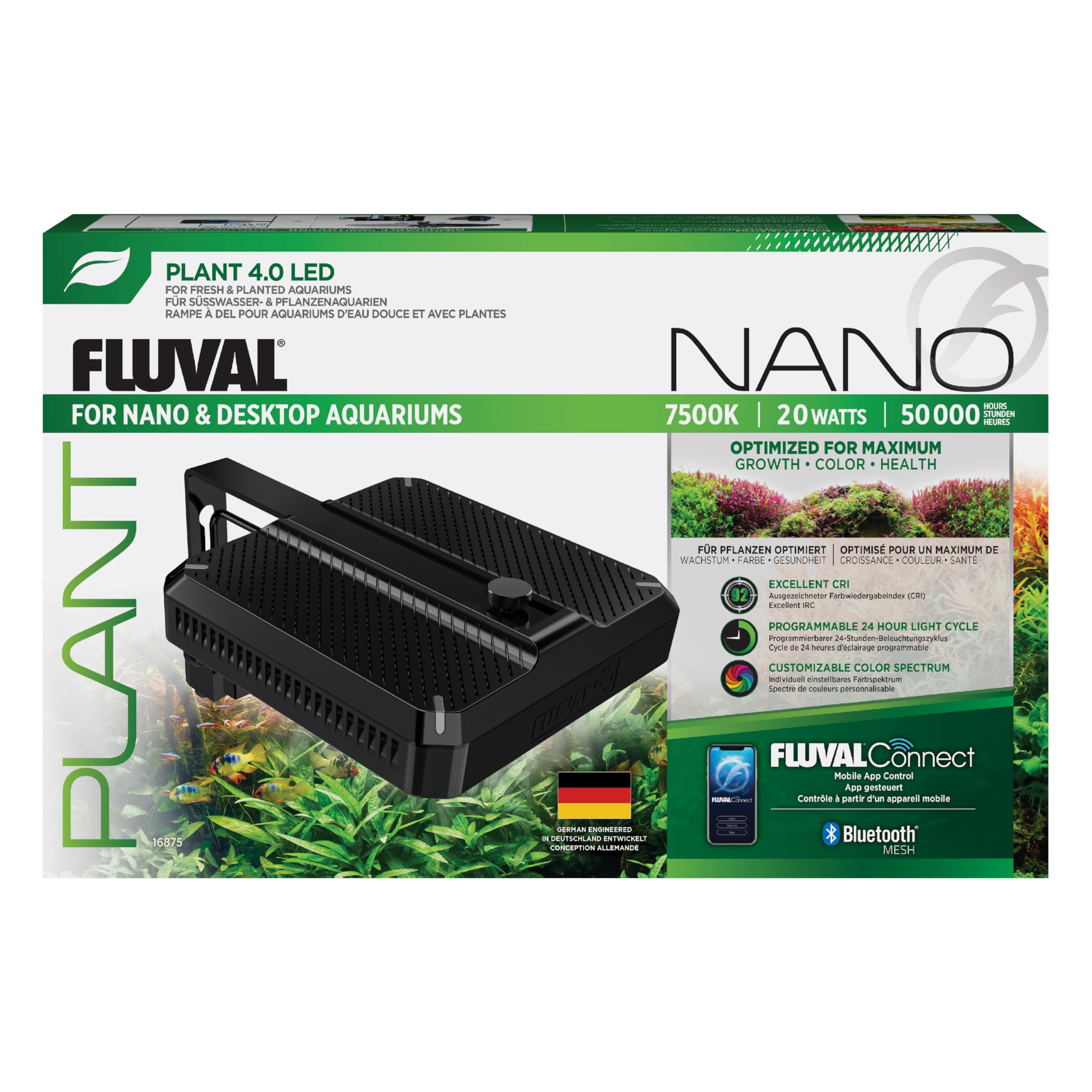 FLUVAL 16875 Plant 4.0 Nano LED 20W