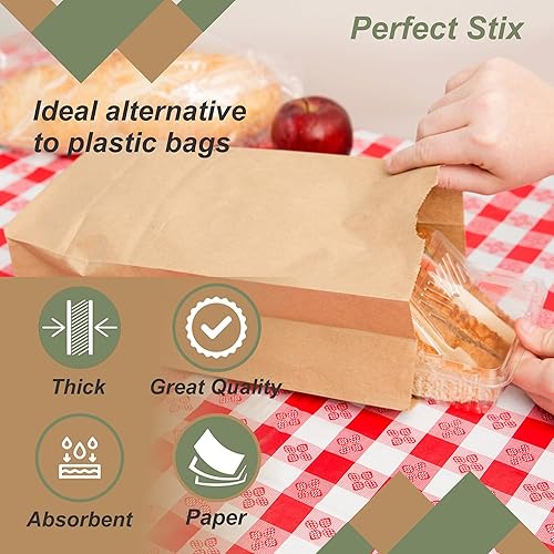 Miniatura 3 de Perfect Stix Bolsas de papel, color marrón, Bolsas marrones