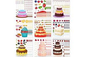 Make-A-Cake Sticker Sheets for Kids Wedding Activities