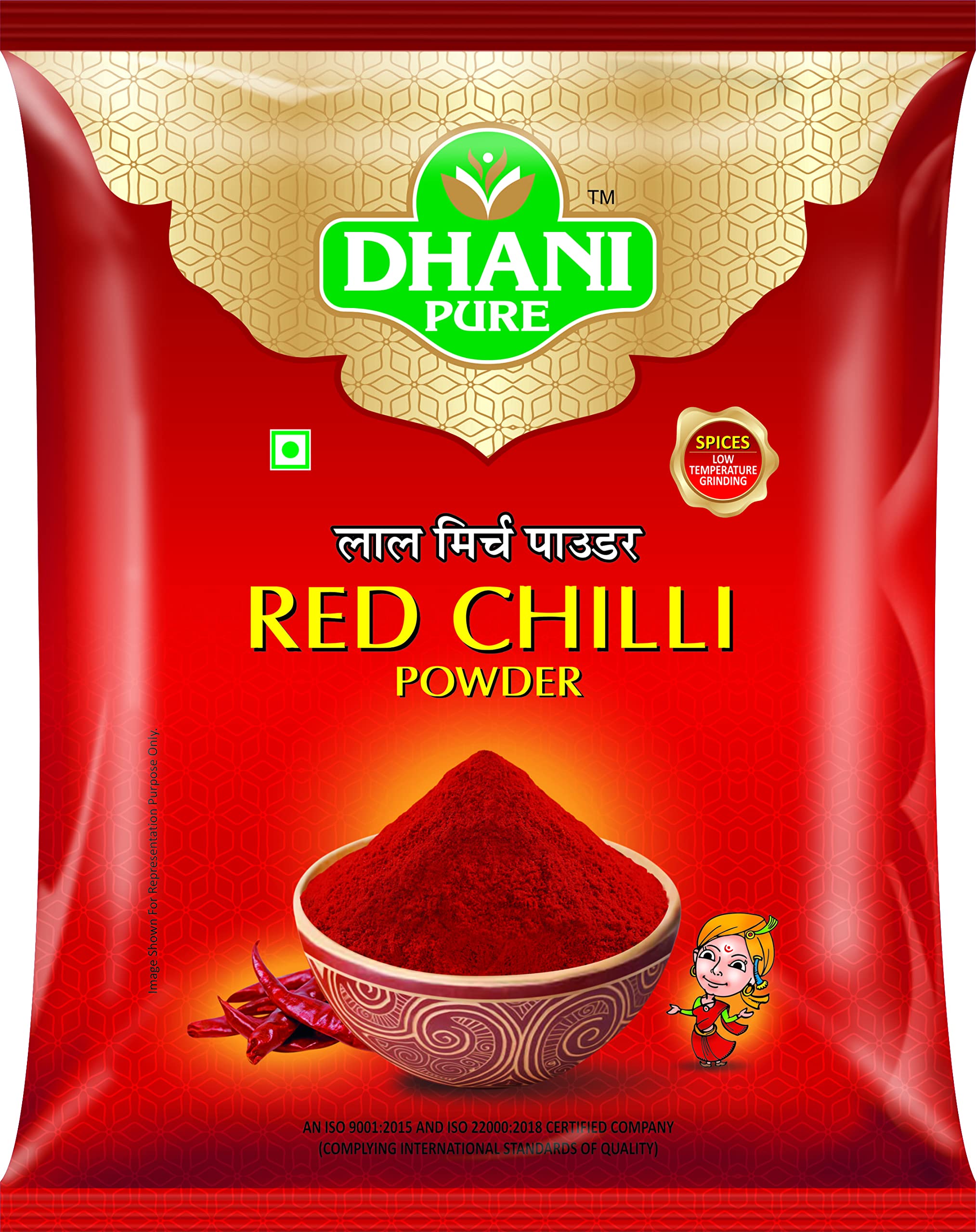 DHANI PURE Red Chilli / Lal Mirch Powder ( 500g ) | Premium Quality | Pungent and Natural Red | Pure and Authentic Spices-image-17