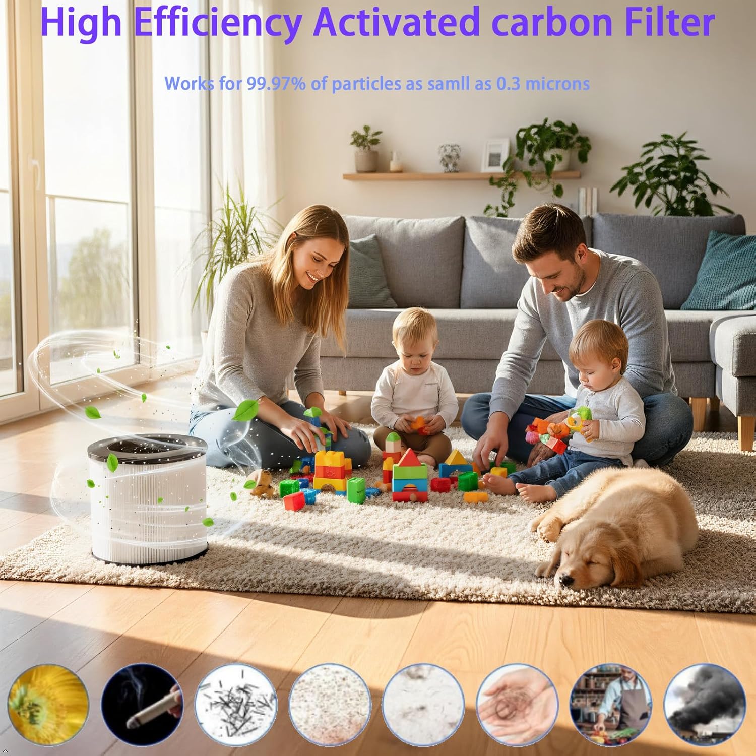 AF1 Filter Replacement parts For BLACK+DECKER BAPTO1 / BAPTO2 Air Purifiers: 2 pack H13 H-EPA filters used for Bedroom and Office bedroom, living room, kitchen or office