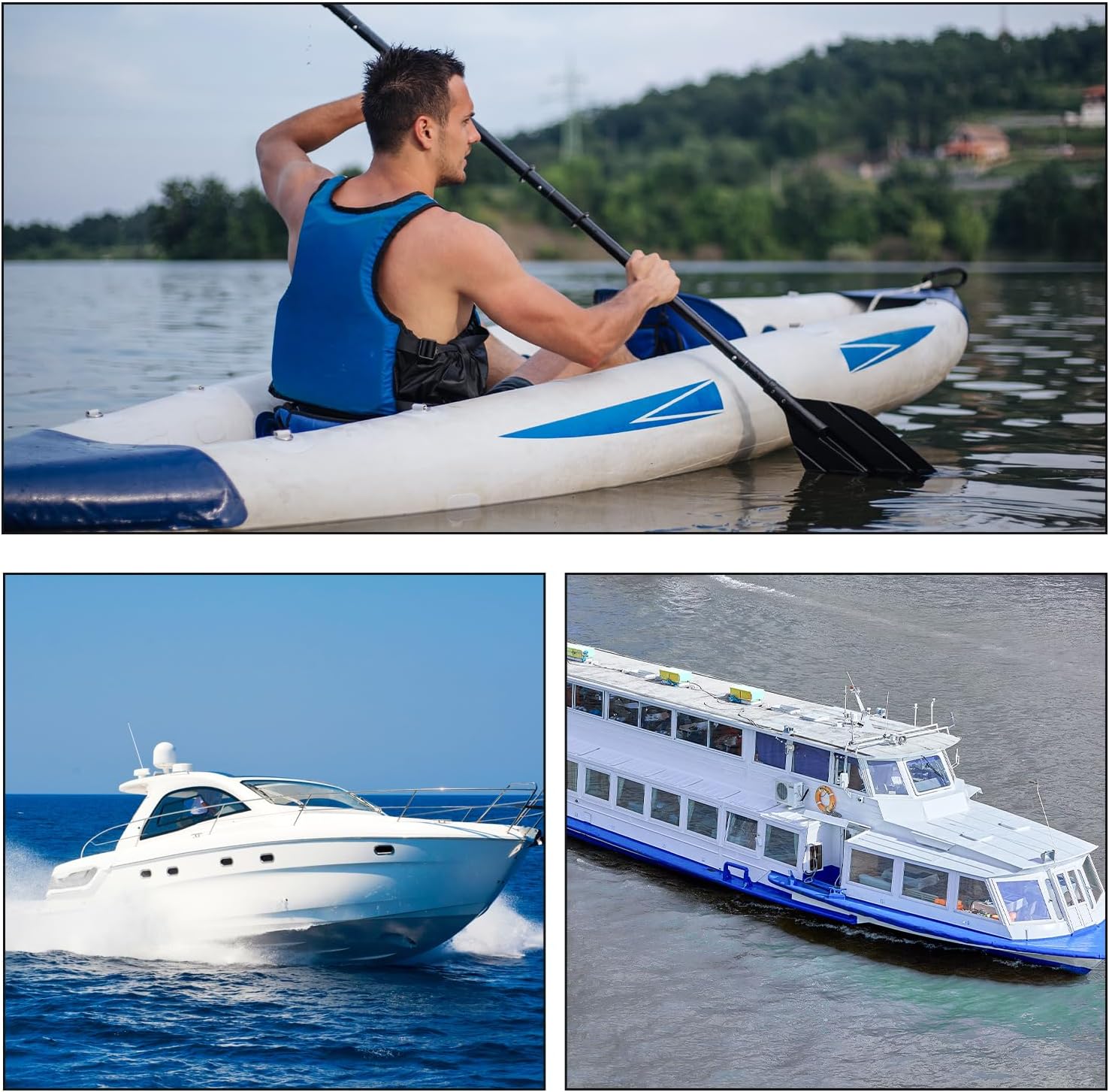 Marine Deck Plate Square Hatch With Pull Out Handle Access Hatch For Boat Canoe 25X35cm Plastic Design With 90-Degree Locking Hinges And Red Storage Bag For Outdoor Water Activities Black