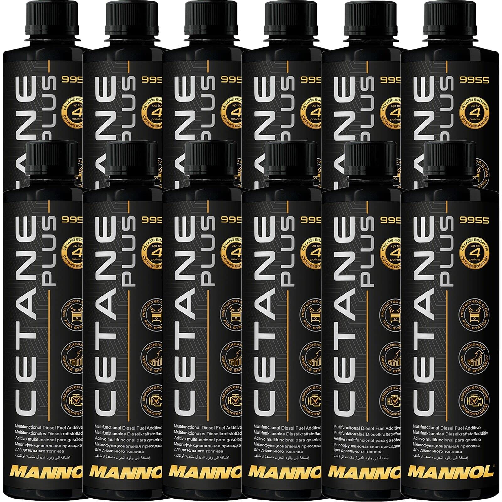 MANNOL 12x 450mL 9955 CETANE Plus Diesel KRAFSTOFF ADDITIV DIESELZUSATZ Reiniger