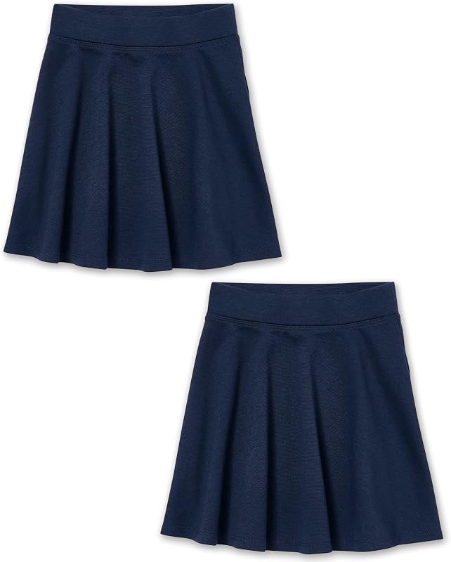 Girls Ponte Knit Pull On Skort