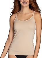 Vanity Fair Women's Seamless Smoothing Spin Tank Cami - Versatile V/Scoop Neck, Ultra-Soft Everyday Layer