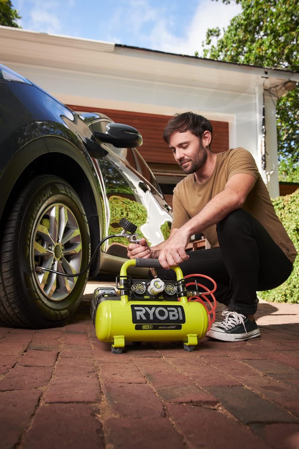 Ryobi R18AC-0 Cordless Air Compressor, 18 V, Grün 6 81nFdJ 9DOL. AC SL1500