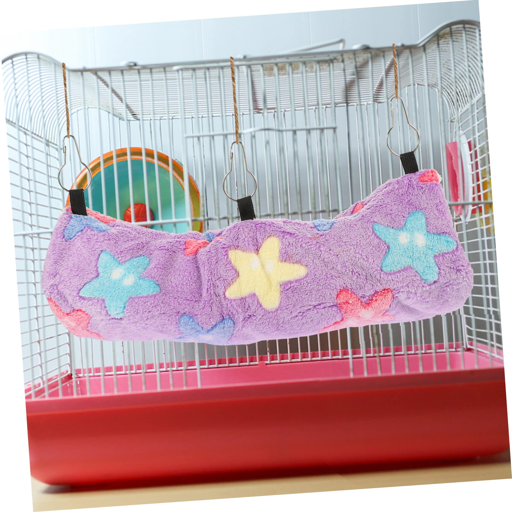 FRCOLOR 3stücke Kleintier Hängematte Für Hamster Frettchen Und Ratten Weiches Warmes Baumwollmaterial Bequemes Schlaf Und Spielhaus Für Kleine Haustiere Für Jahreszeiten