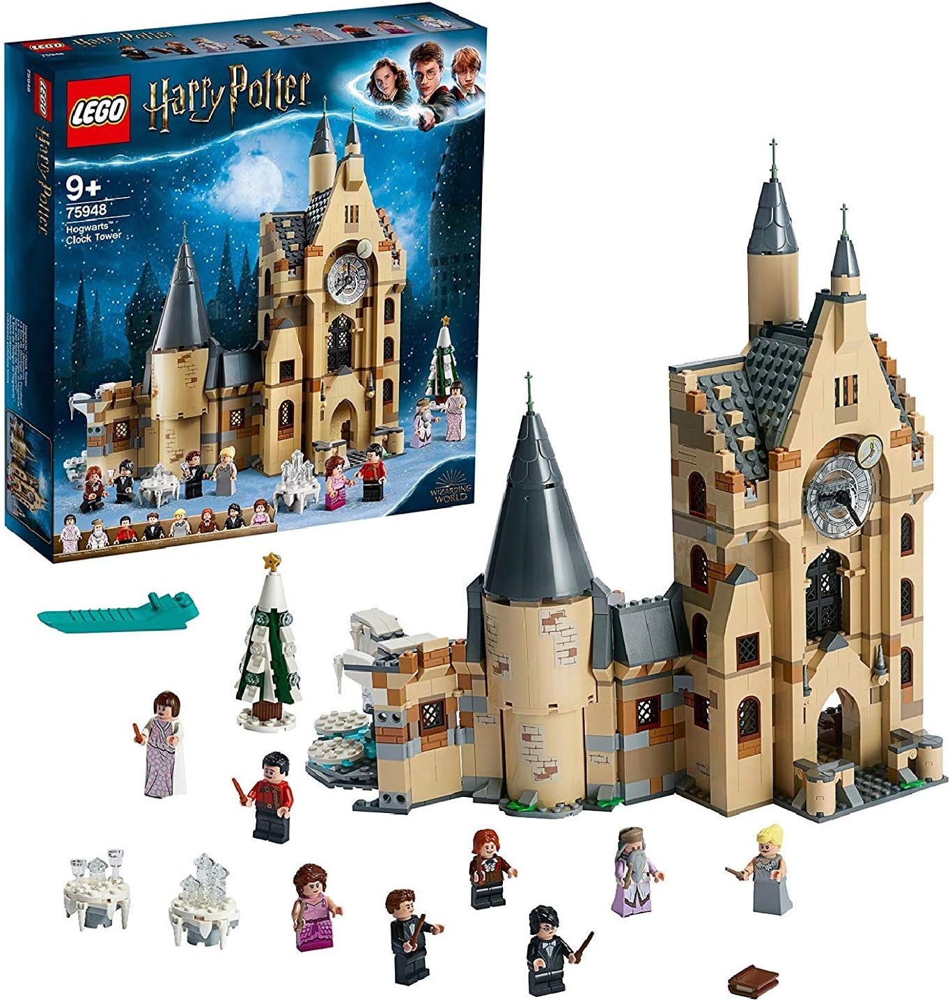 75948 Hogwarts Clock Tower 922 Pcs,Multicolor, 922 Pcs