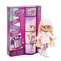 BFF BY CRY BABIES Stella, Bambola alla Moda da Collezione con Capelli Lunghi, Vestitini in Tessuto e 9 Accessori, Giocattolo per Bambini e Bambine +5 Anni