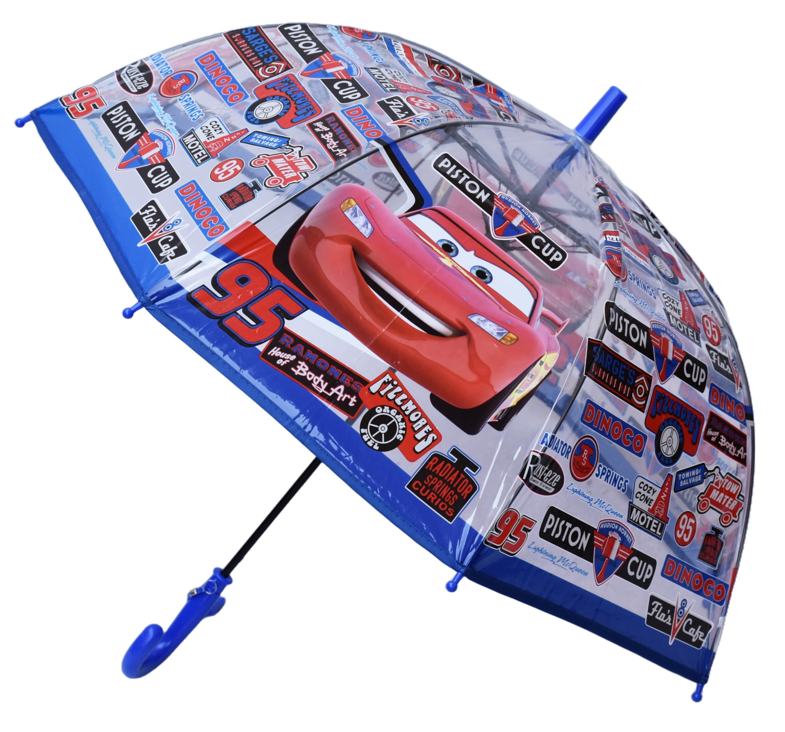 chaatewala Car Transparent Umbrella For Kids Cartoon Car Umbrellas For Boys Transport Theme Dome Umbrellas For Children Umbrella for Kids Tansparent Dome Shape Chatri for Girls-picture-15