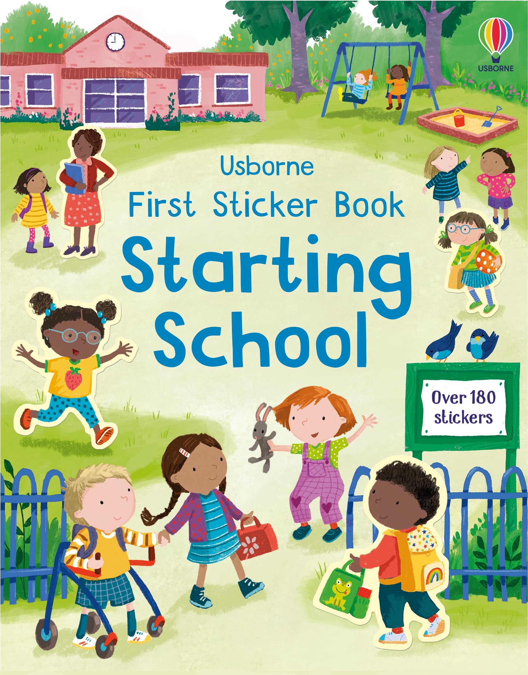 First Sticker Book Starting School Paperback – 8 June 2023