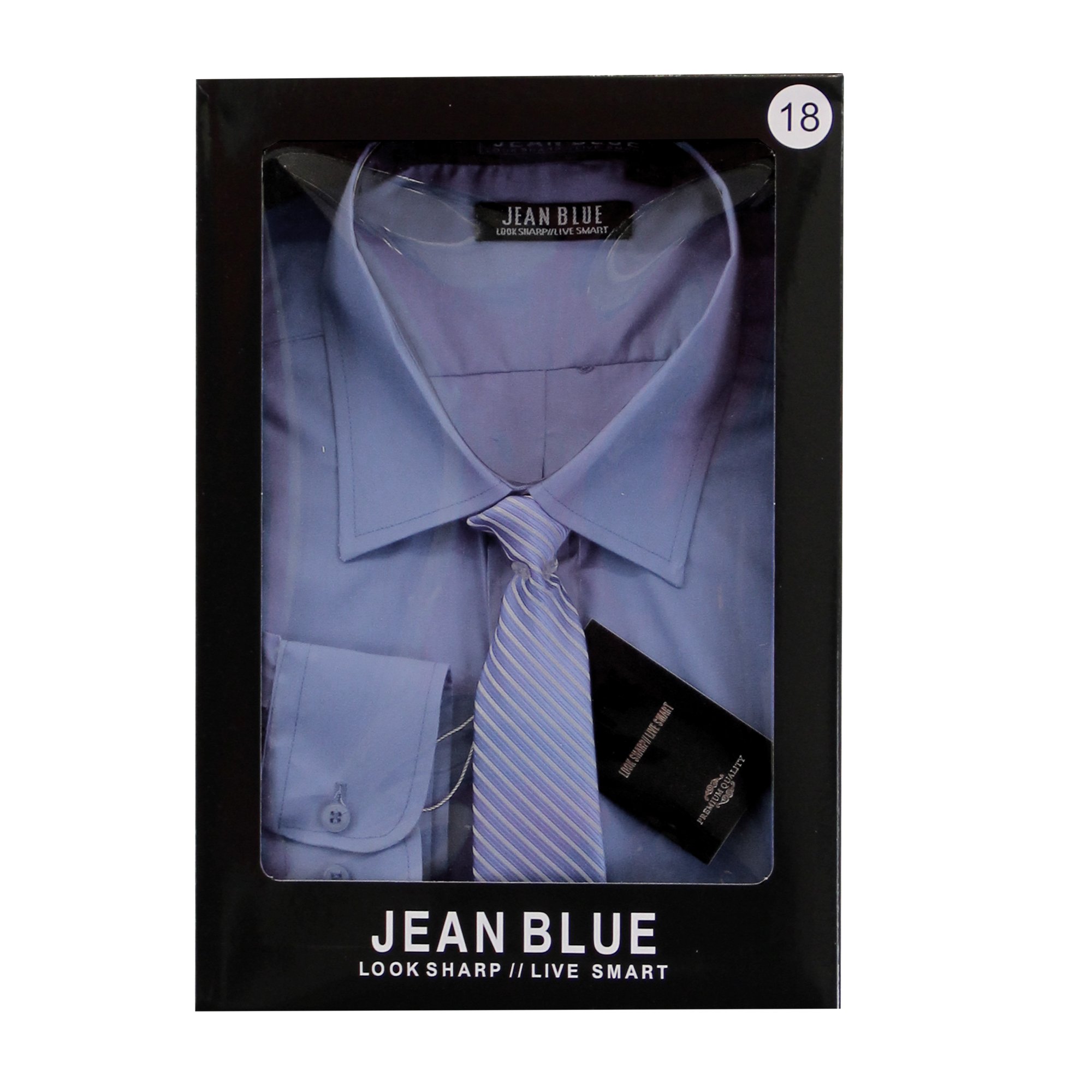 Men's Formal Shirt D19 Blue 15.5"