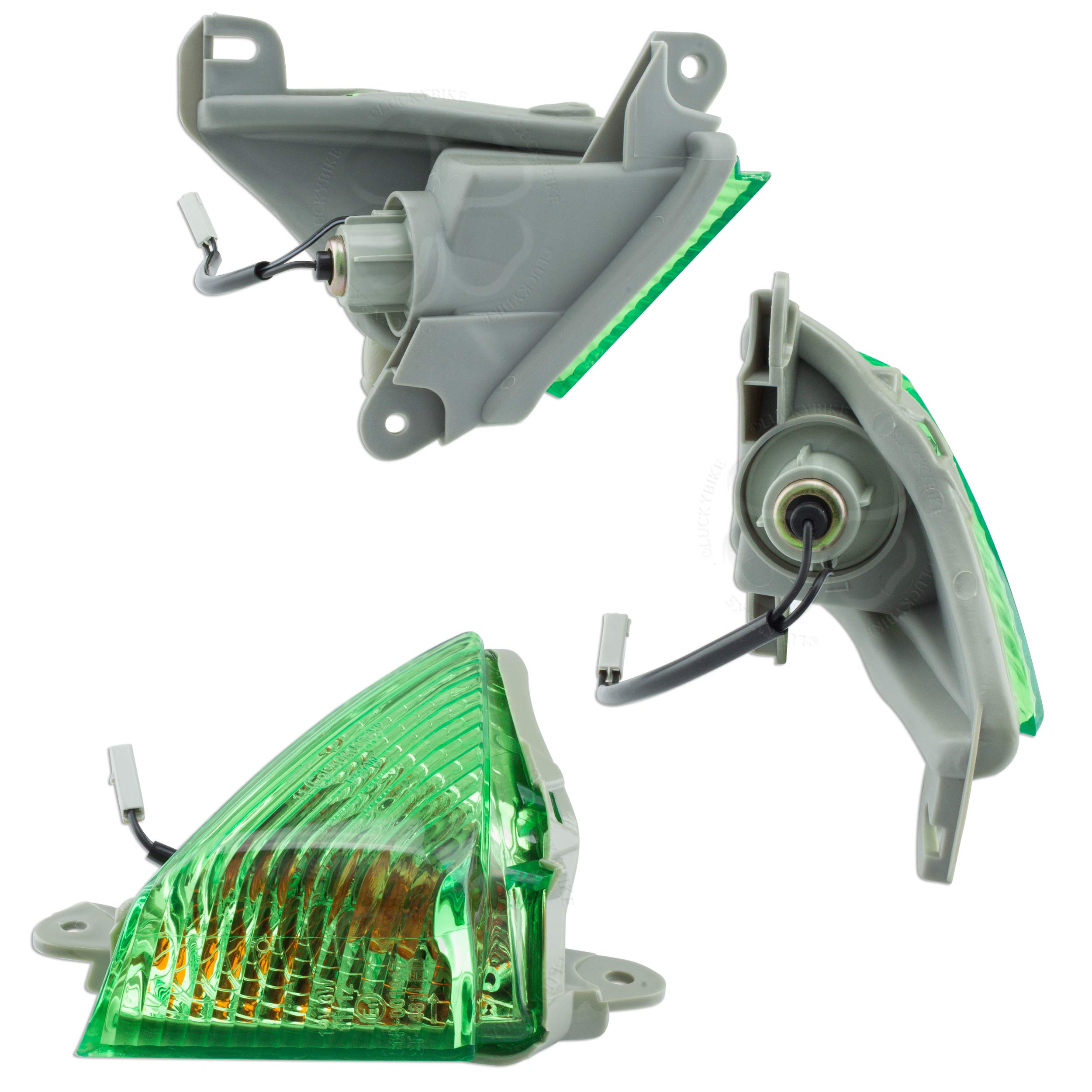 6点ライト Amazon.com: LuckyBike Front Turn Signal NoCut For Kawasaki Ninja