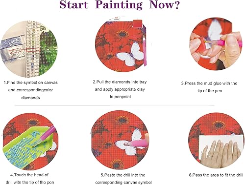 Miniatura 5 de LVIITIS Kits de pintura de diamantes de Navidad para adultos principiantes, muñeco de nieve 5D, kit de puntos de arte de diamante 5D, gema de