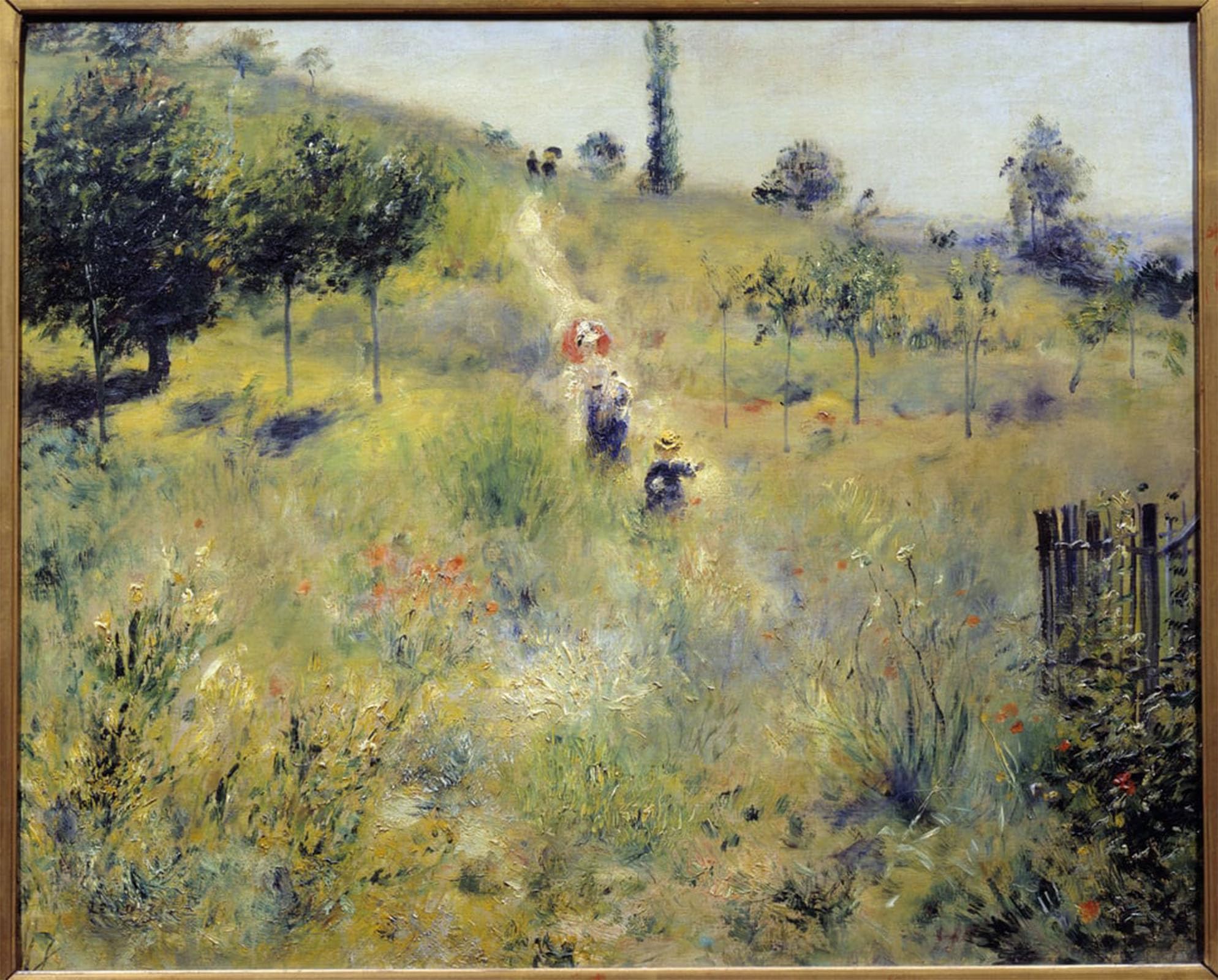 POSTERIIk Famous Print Pop Art Wall Art Graffiti Path Rising in the High Herbs Painting by Pierre Auguste Renoir Art Prints for Home Decor 60x90cm