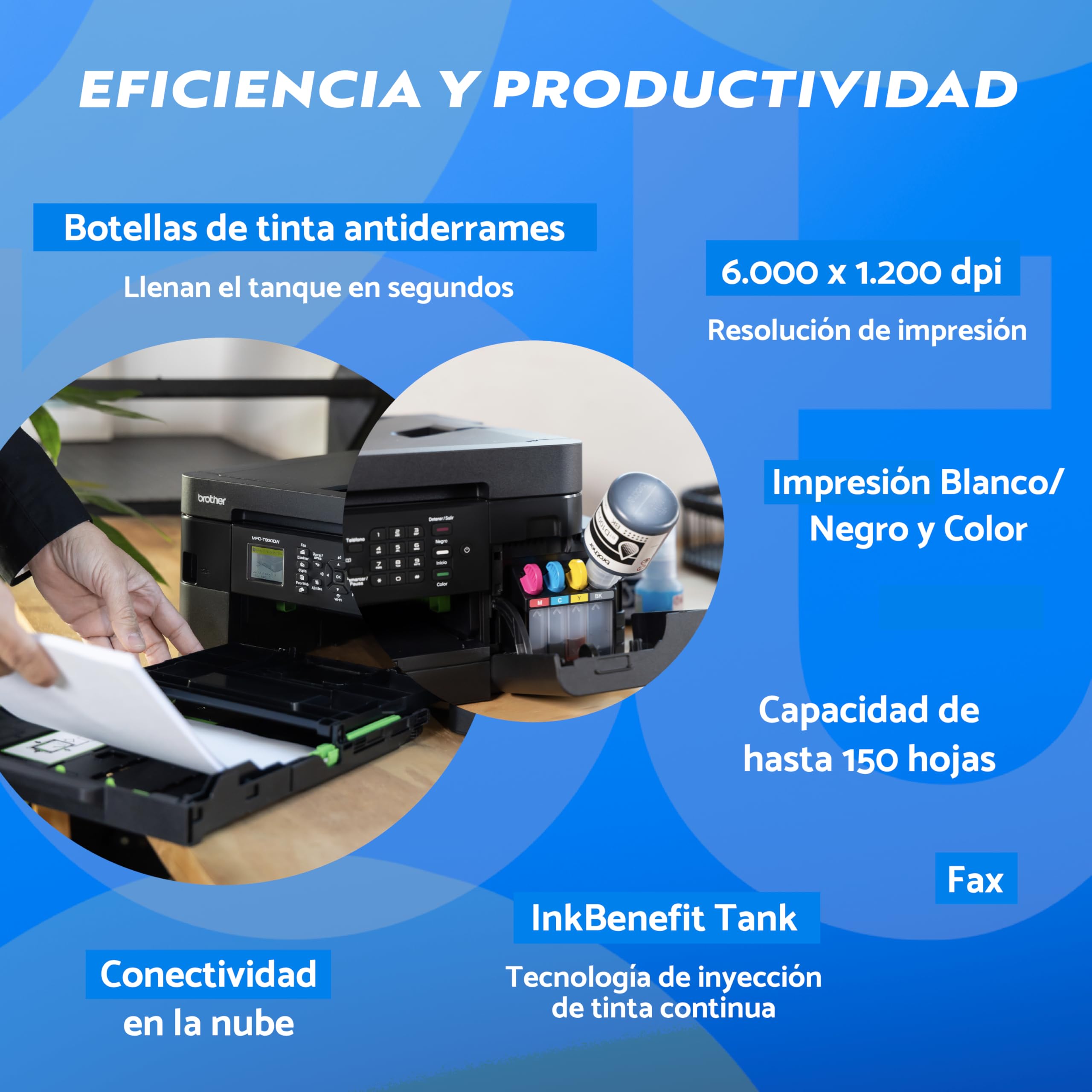 Multifucional Brother De Inyeccion De Tinta A Color Mfc-T930dw Serie