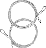 Garage Door Torsion Spring Wire, GW-01B-001, 8' Home Safety Cable, Polished, 0.52 pounds, Pair 9.6