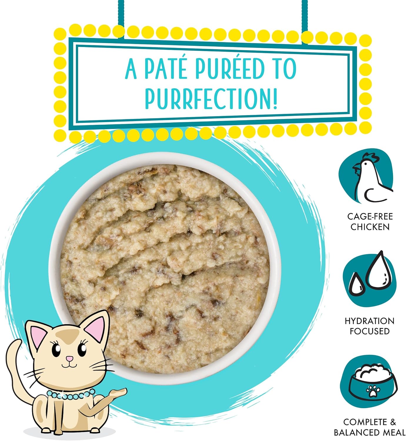 Weruva Wet Cat Food, Family Food with Chicken and Tuna Pate, 5.5oz Slide N Serve Pouch, Pack of 12