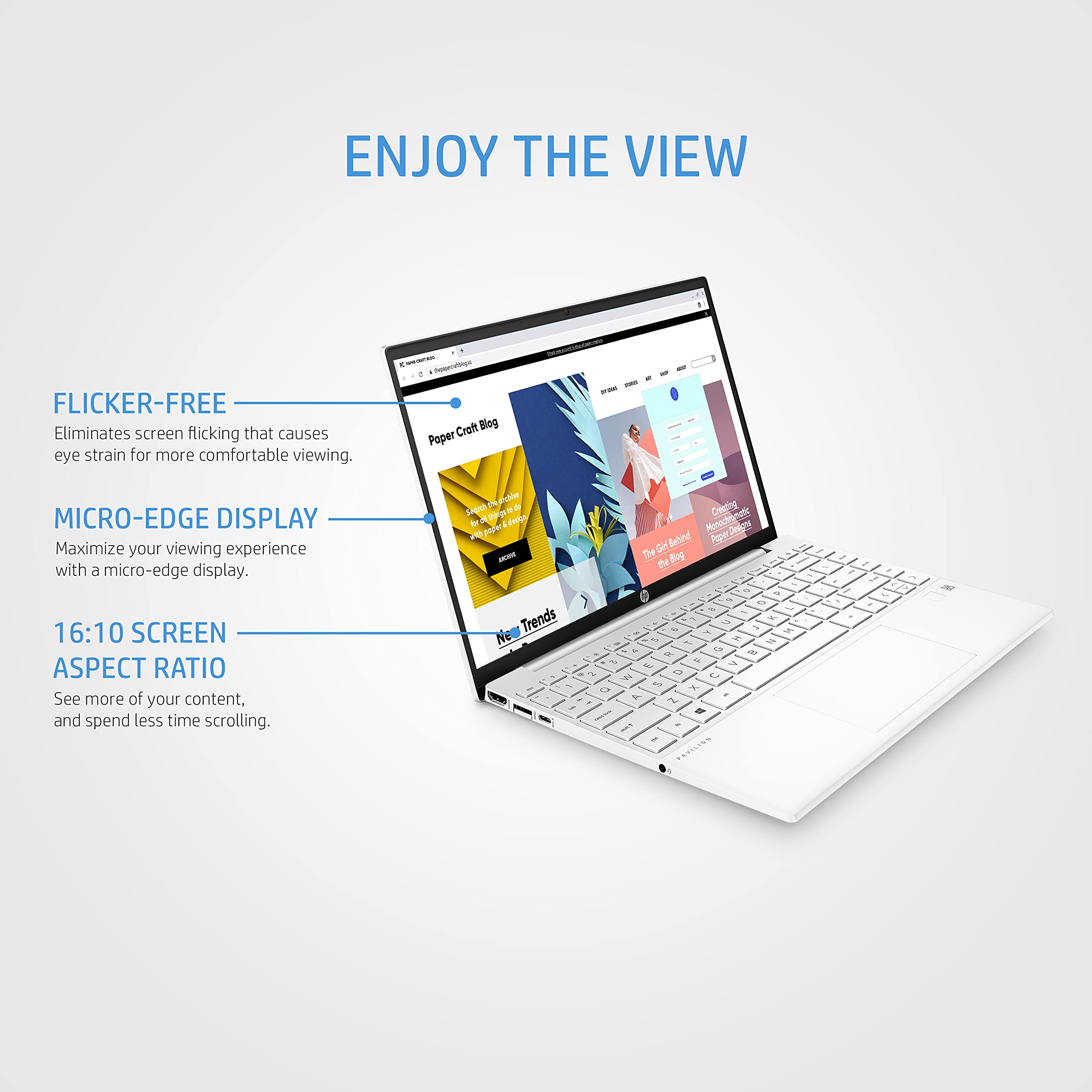 HP Pavilion Aero Ultra Thin & Light 13.3-inch(33.8 cm) WUXGA