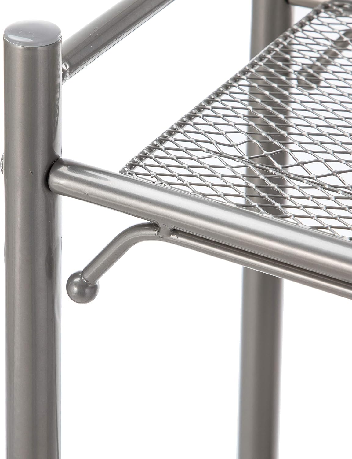 Home Zone Living Bath Wall Mounted Towel Storage Rack, 2-Tier, Satin Nickel, CAH7009U