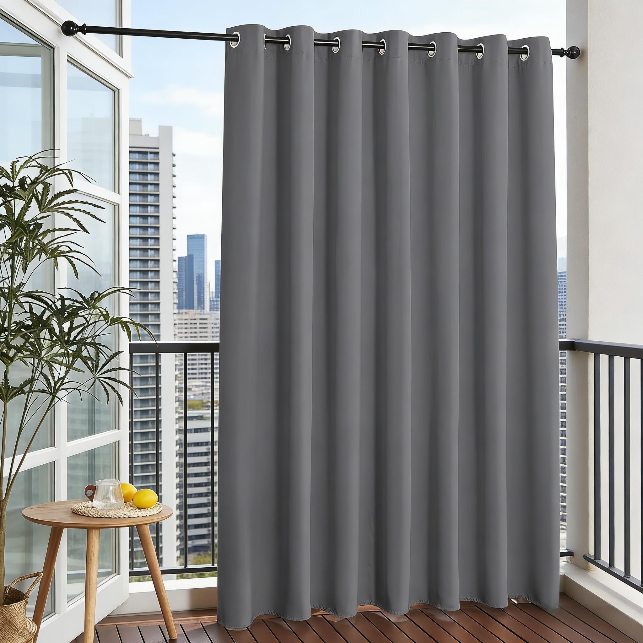 Amazon｜カーテン 遮光カーテン 230 x 235 cm 1級遮光99.%率厚手熱断熱