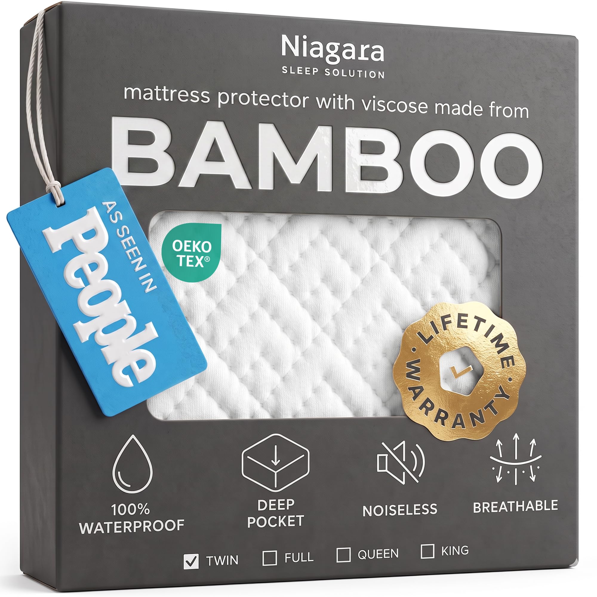 �️100% Waterproof Twin Mattress Protector - 360 Pad Protection Against Spills, Stains & Accidents for Parents & Pet Owne — home & kitchen deal