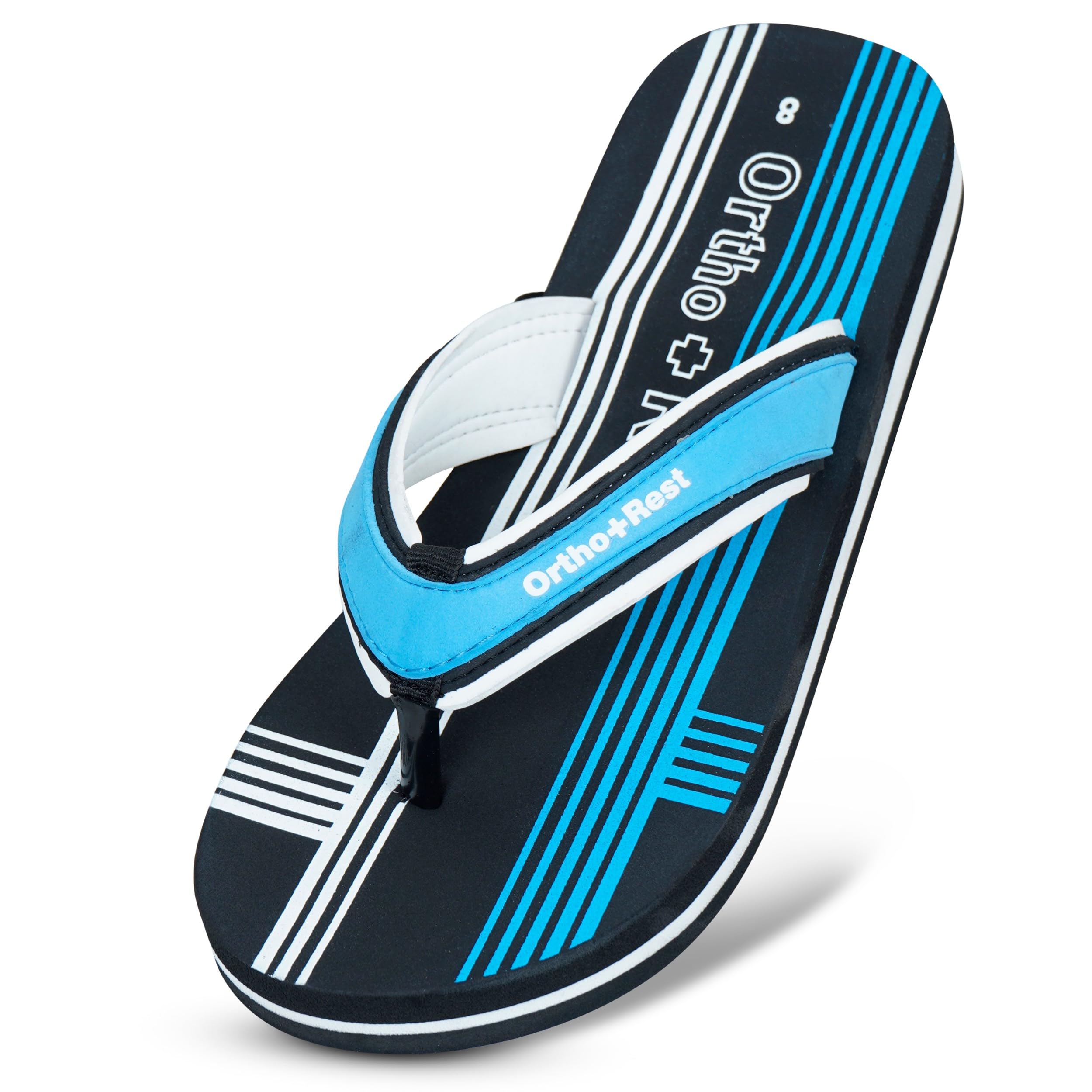 ortho + rest Men's Orthopedic Flip Flops, Extra Soft Cushioned Footbed-picture-23