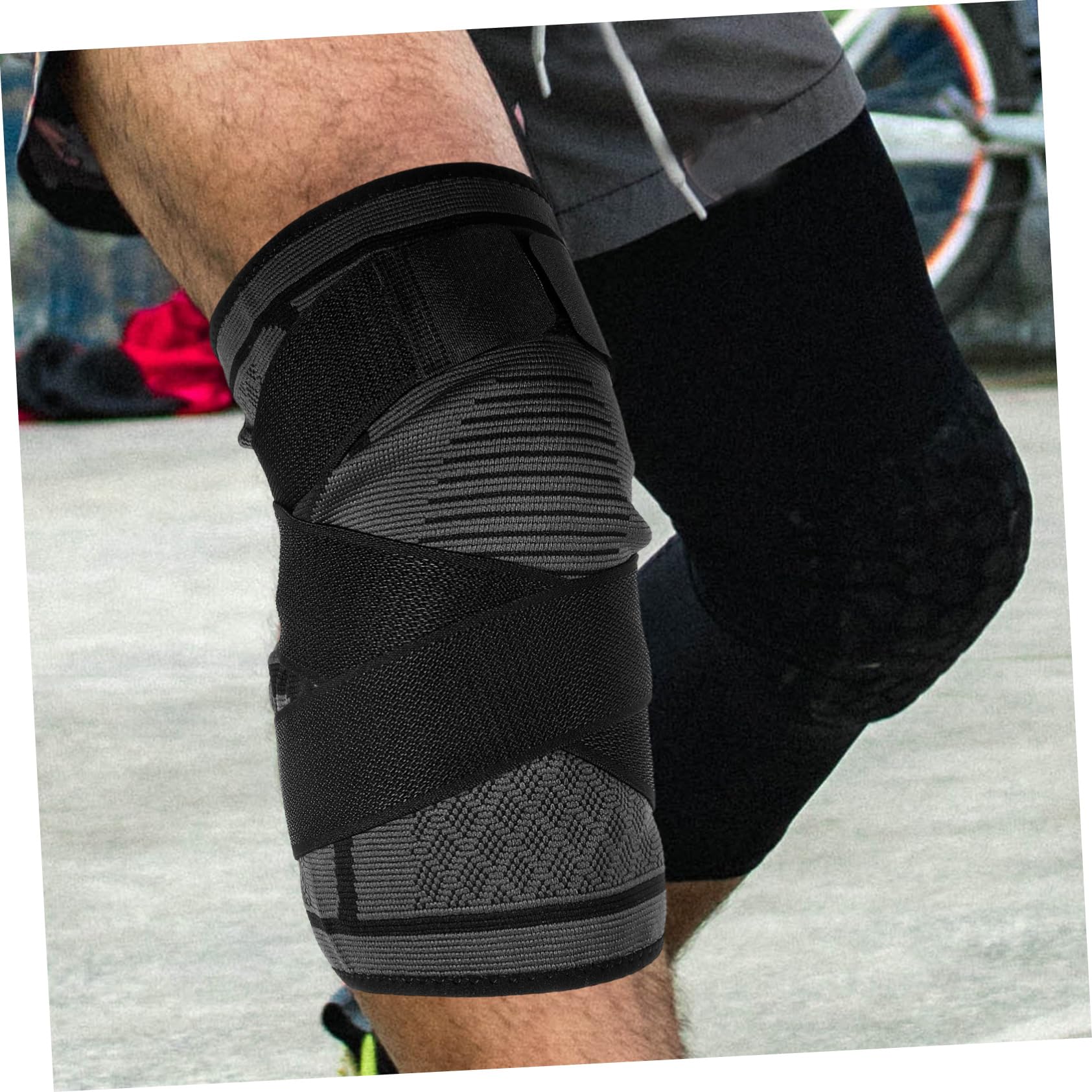 Happyyami Warm Knee Protector Professional Knee Sleeve Compression for Cold Joints for Daily Exercise